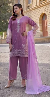 BASANT –  Luxury COTTON Embroidered 3 PIECE 1